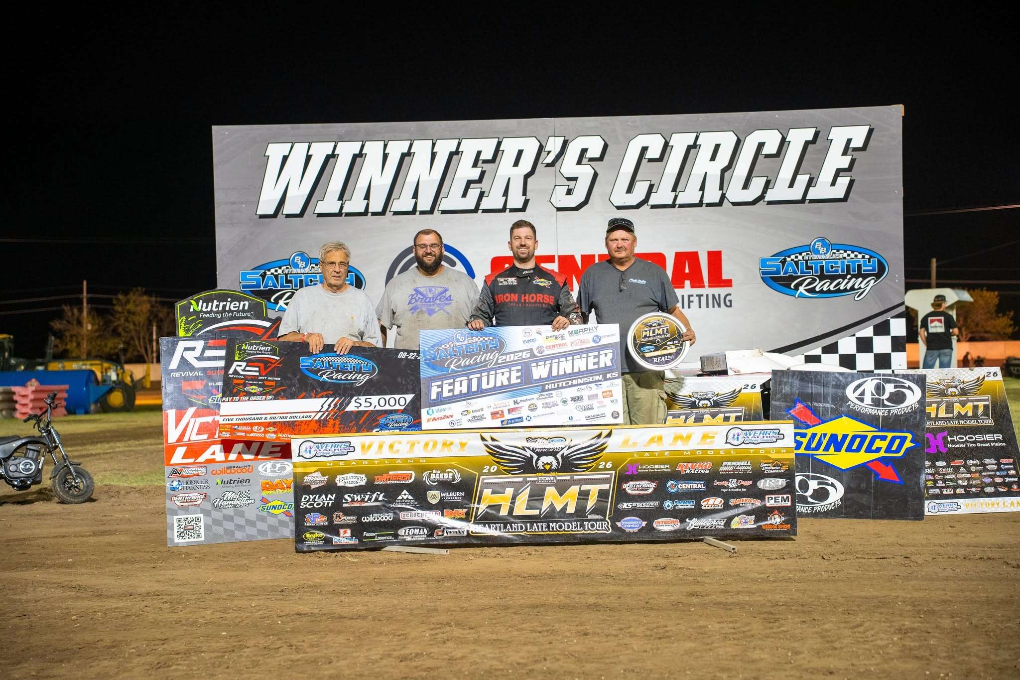 Eli Ross of Muskogee, OK was the winner of the 2026 Super Dirt Showdown on Saturday (Photo courtesy of Salt City Racing)