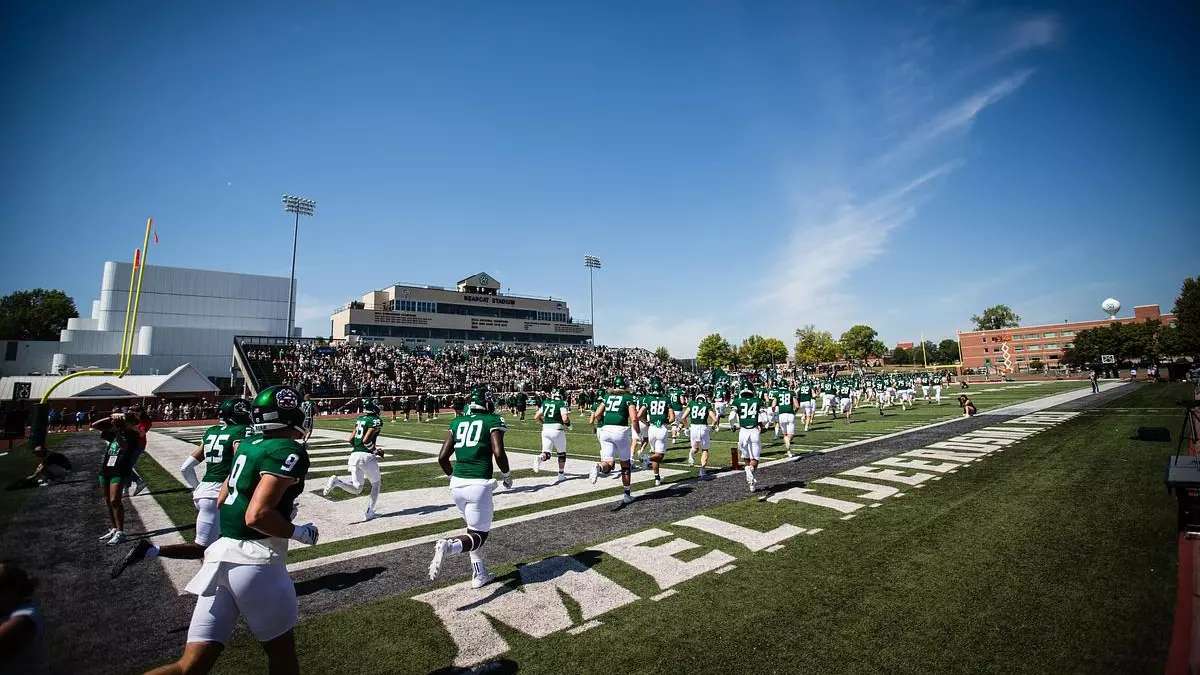 The Northwest Missouri State football team kicks off a new season on Saturday with high expectations after just missing out on an outright MIAA title last season/ Photo courtesy of Kelsey Tallman- Northwest Athletics