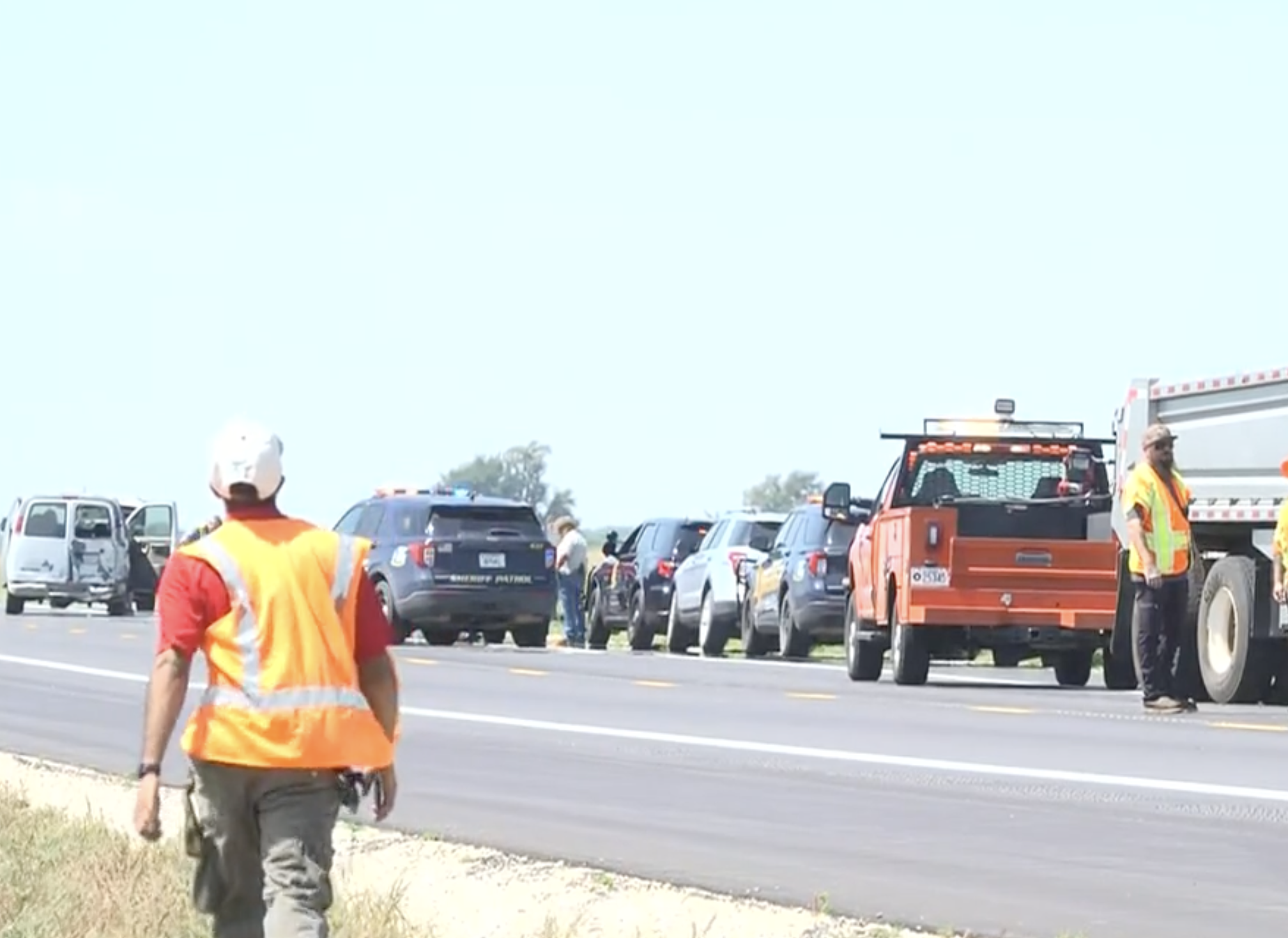 During the investigation, US 50 Highway was reduced to one lane of traffic. The roadway has since been fully reopened. -photo courtesy KWCH