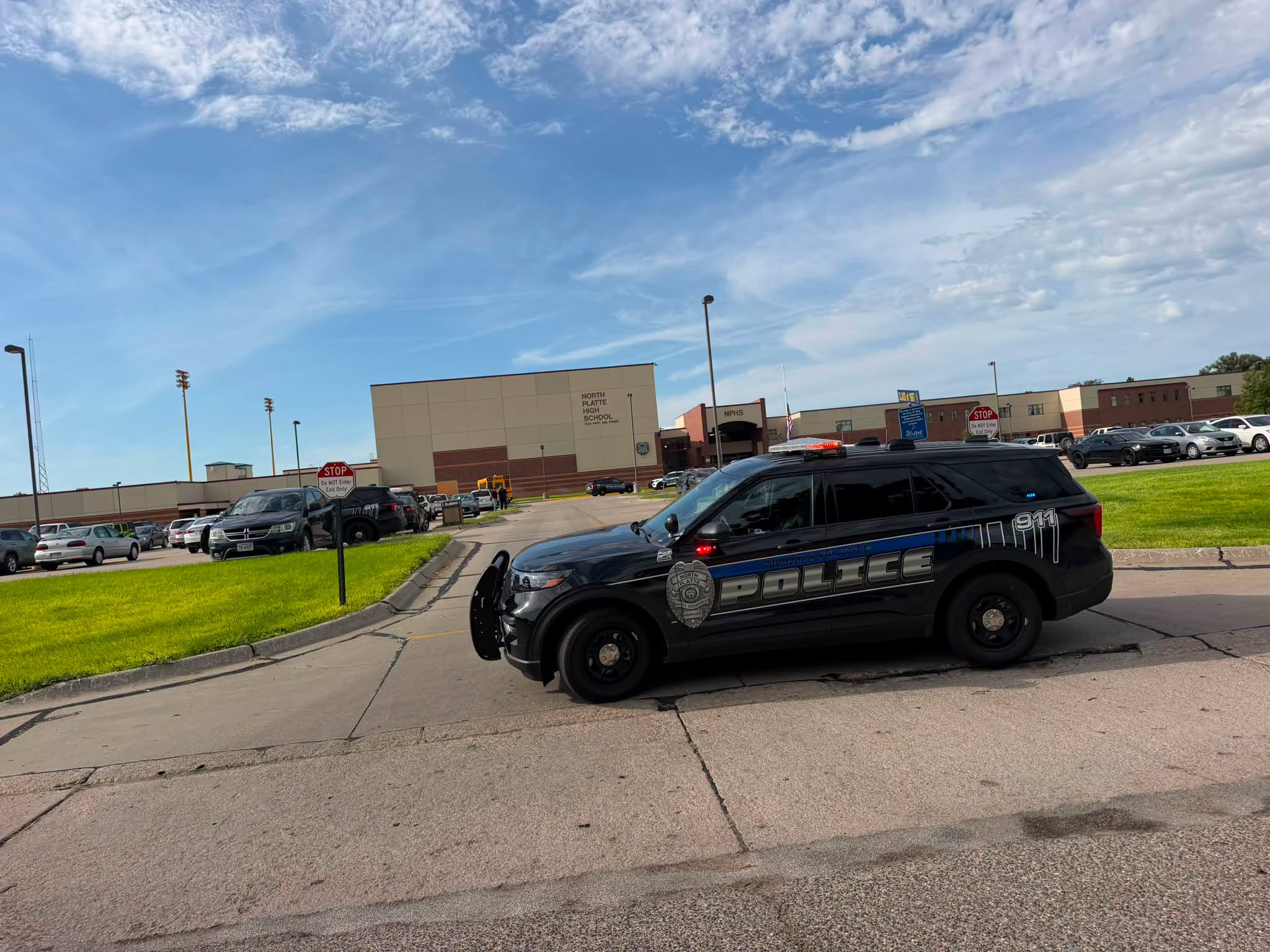 North Platte Police Department placed North Platte High School on a secure hold Sept. 1 following a call reporting a bomb threat on the school. The school was released from the hold at 10:28 am. (North Platte Post)