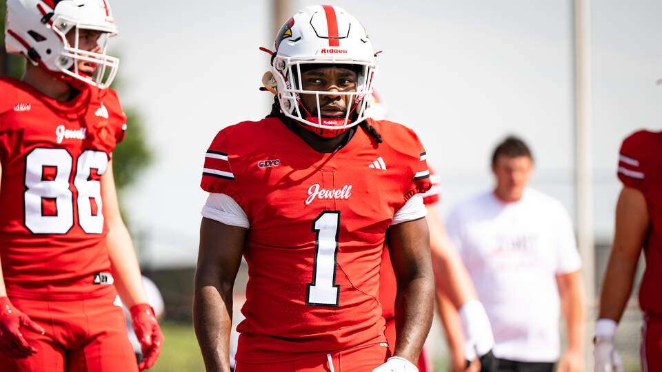 William Jewell running back MicahJo Barnett died on August 29th after a medical emergency moments after he scored a touchdown in the season opener / Photo courtesy of William Jewell Athletics