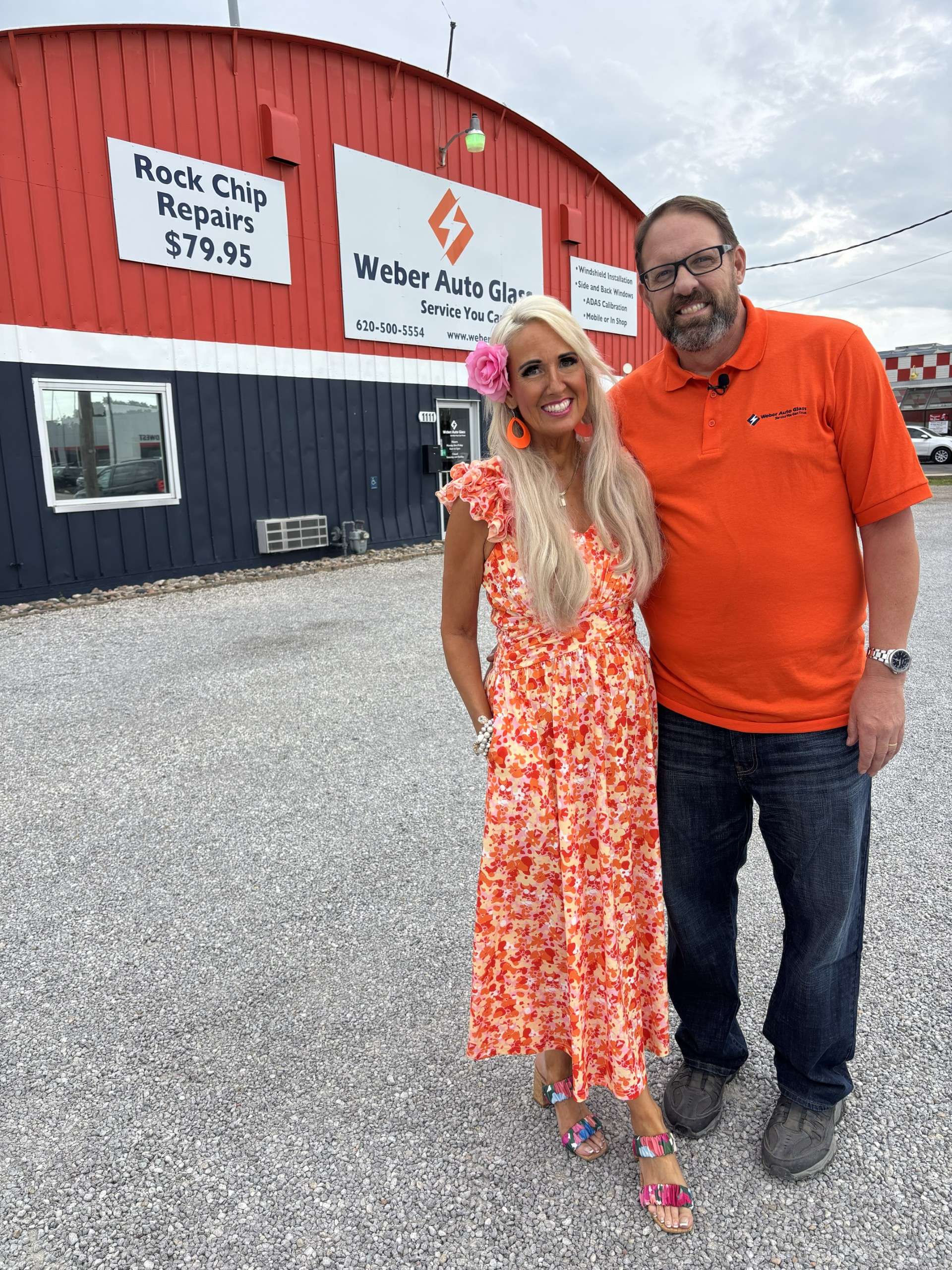 Christena and David Weber (Courtesy United Way of Reno County)