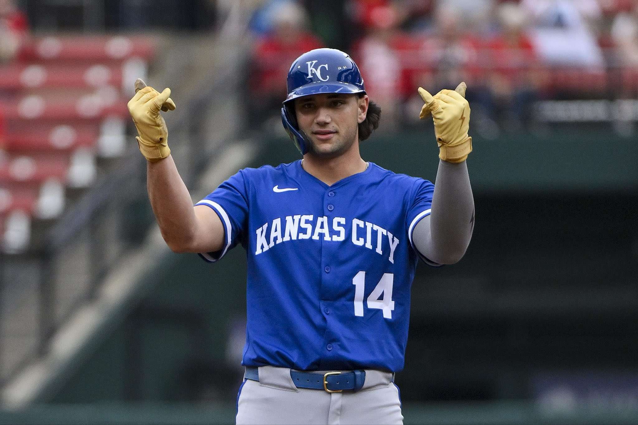 Jac Caglianone and Noah Cameron were named the MLB's American League Player of the Month for August, one day after being named the Kansas City Royals players of the month/ Photo courtesy of X