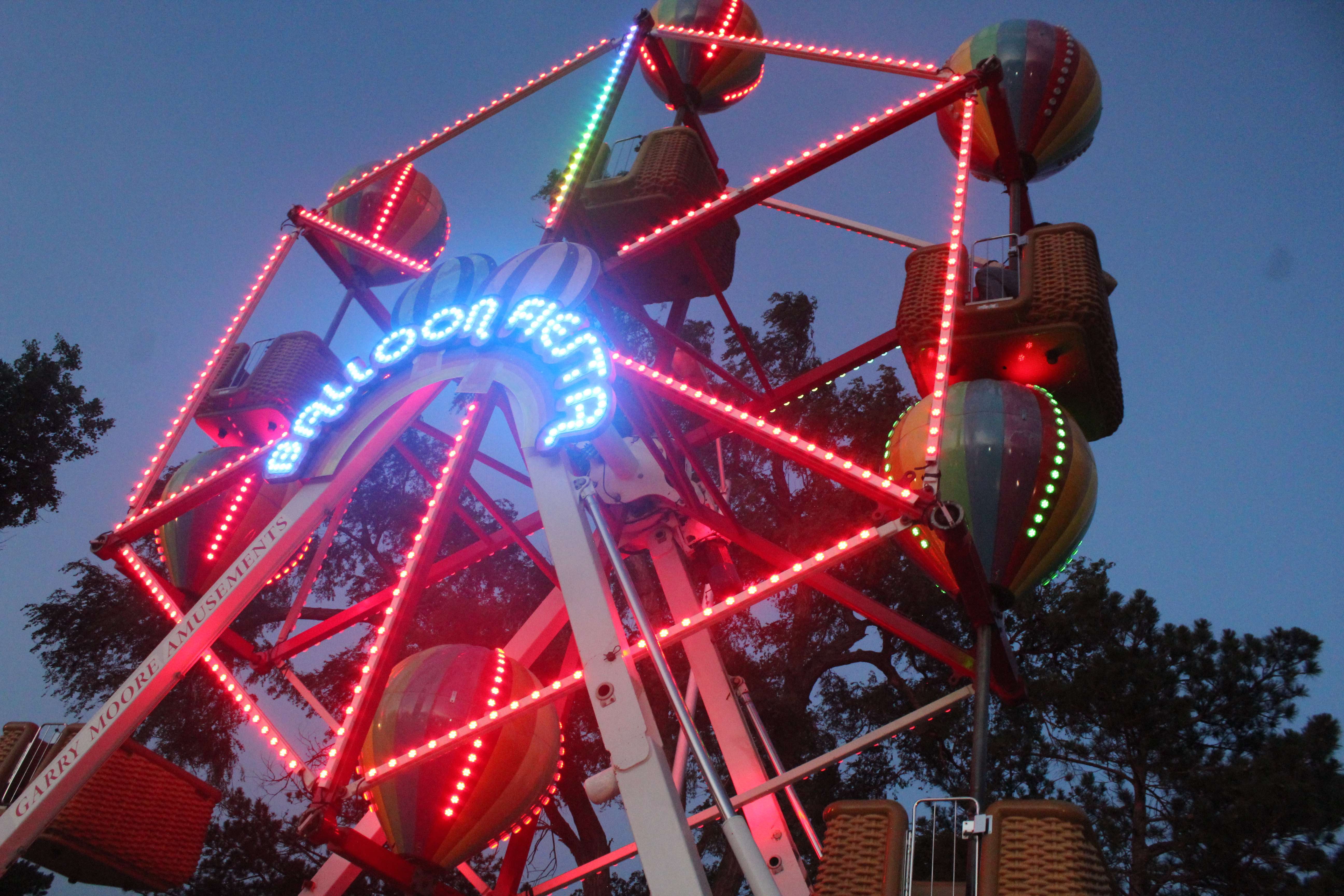 The festival brought back a carnival this year, another beloved aspect of past years of the festival. Photo by Cristina Janney/Hays Post