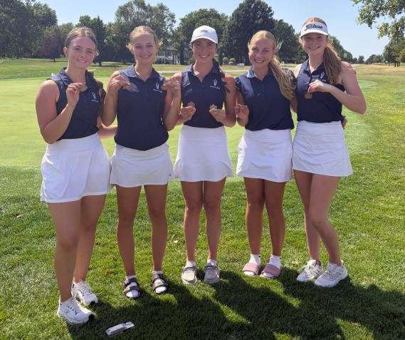 TMP girls finish 3rd at Hesston. Courtesy TMP Athletics