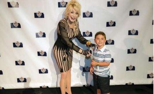 Dolly Parton with Christian Waymaster