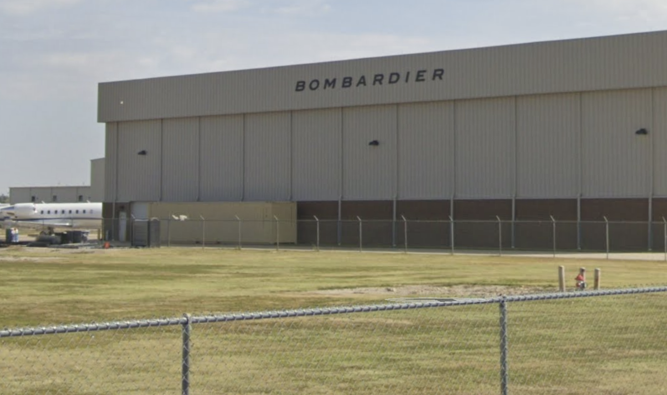 The Bombardier facilities on West Harry in Wichita -google image