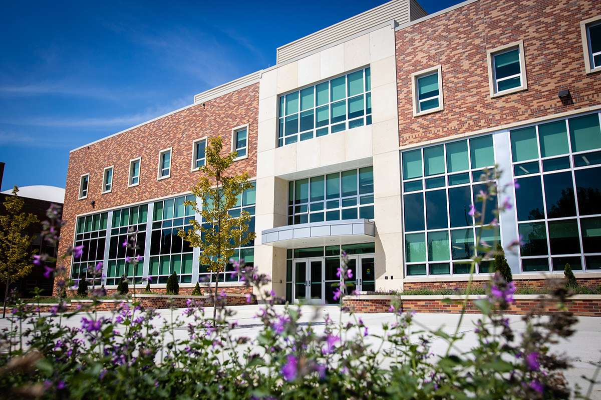 Martindale Hall, which underwent a dramatic facelift during a two-year expansion and renovation project, is reopened this fall for coursework and other activities on the Northwest campus/ Photo courtesy Northwest Missouri State Communications- Photo by Gracelynn Brown/Northwest Missouri State University