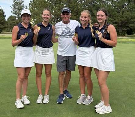 The TMP girls golf team won the team title&nbsp; at the Goodland Invitational on Tuesday, September 8, 2026 at Sugar Hills Golf Club in Goodland, Kan. (Courtesy photo)
