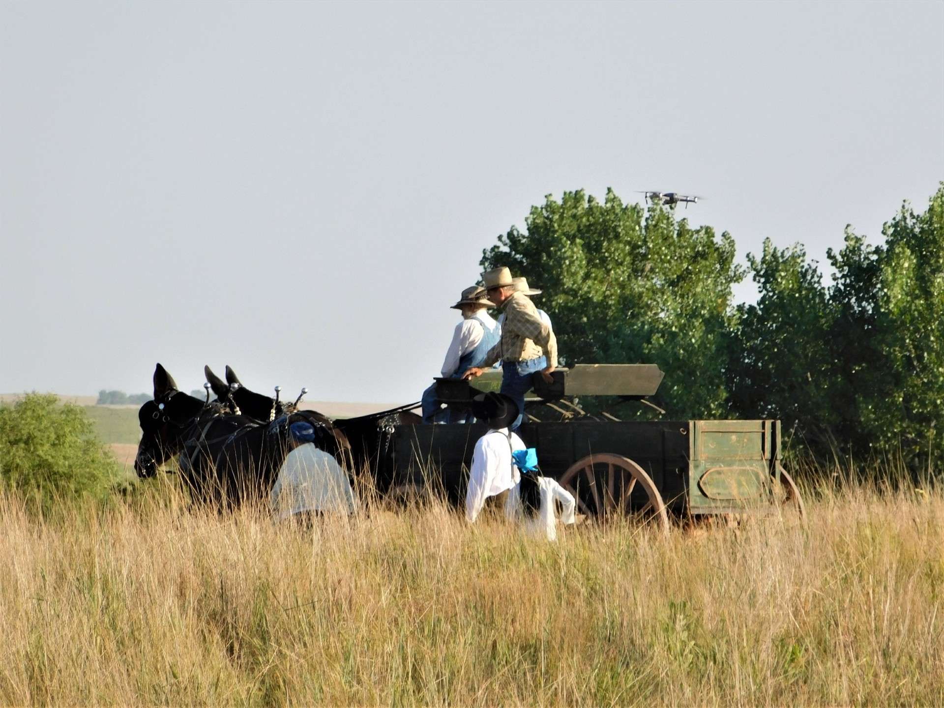 Nicodemus Trail reenactors. Photo by Karen Madorin