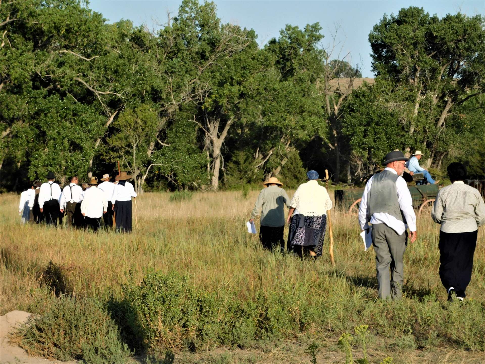 Nicodemus Trail reenactors. Photo by Karen Madorin