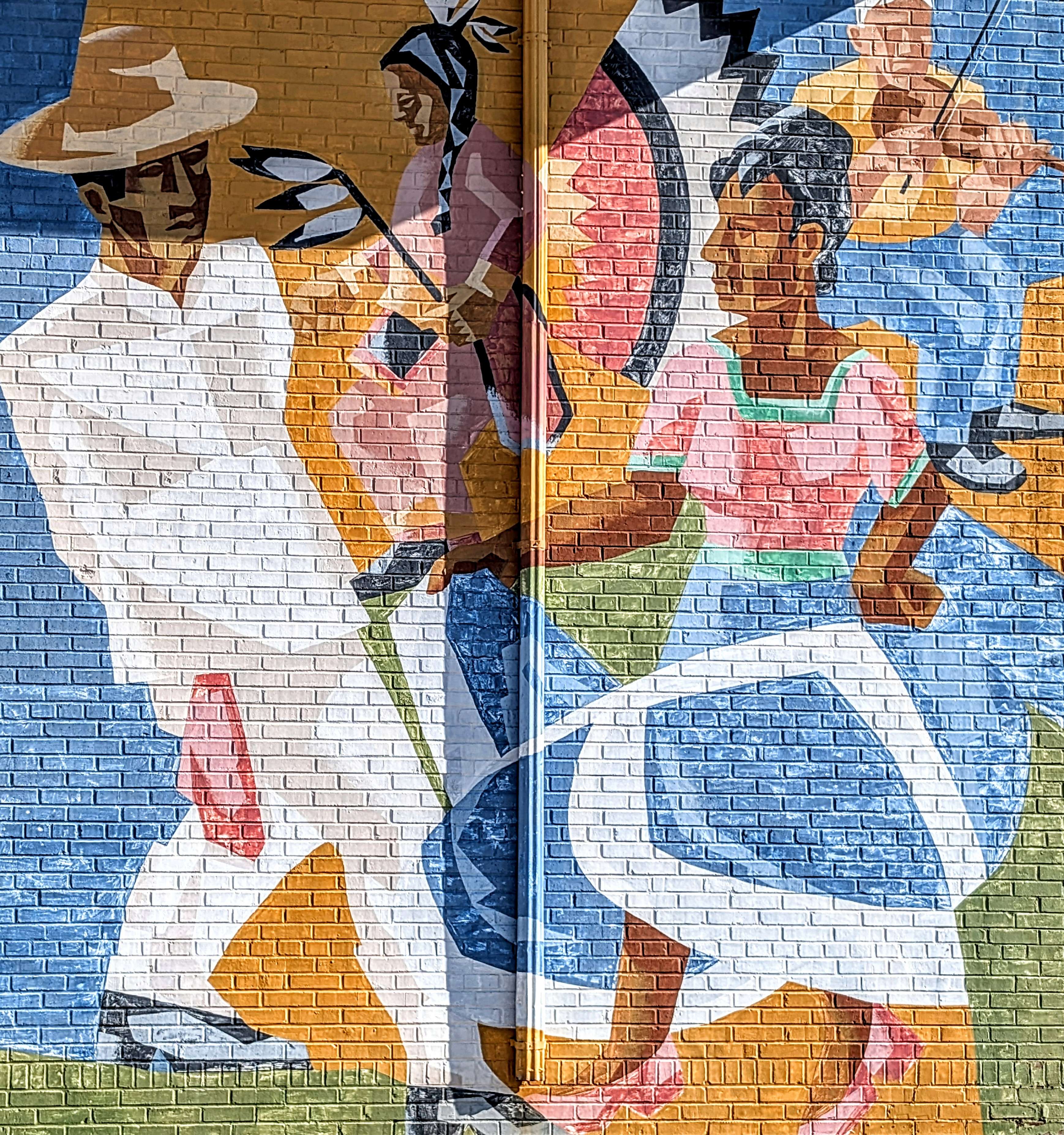 The mural “El Baile” or “The Dance” by David Lowenstein and Clay Dailey on the south side of the Barton Community College Center for Adult Education building, 1025 Main, celebrates the area’s rich Hispanic heritage. The Great Bend Chamber of Commerce is preparing to mark this by observing Hispanic Heritage Month Sept. 15-Oct. 15.
