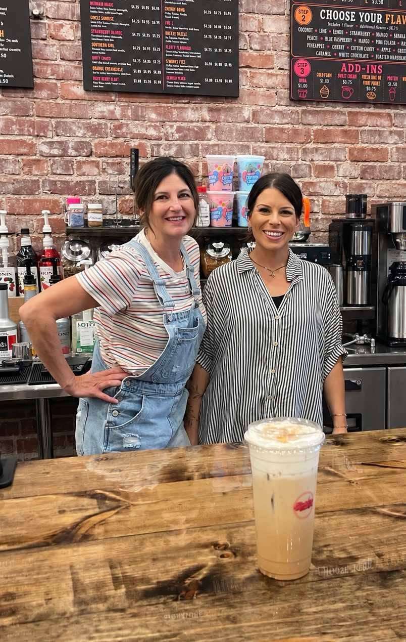 Stacy Meitner (left) and Caitlyn Meitner, co-owners of Bubbles Drink Bar