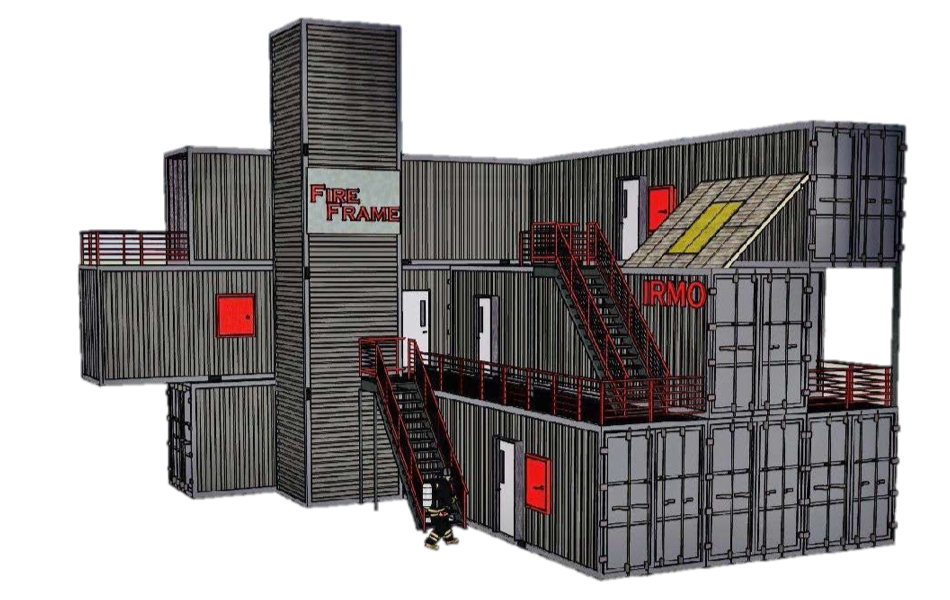 Artist rendering of the live-fire training tower. Courtesy image