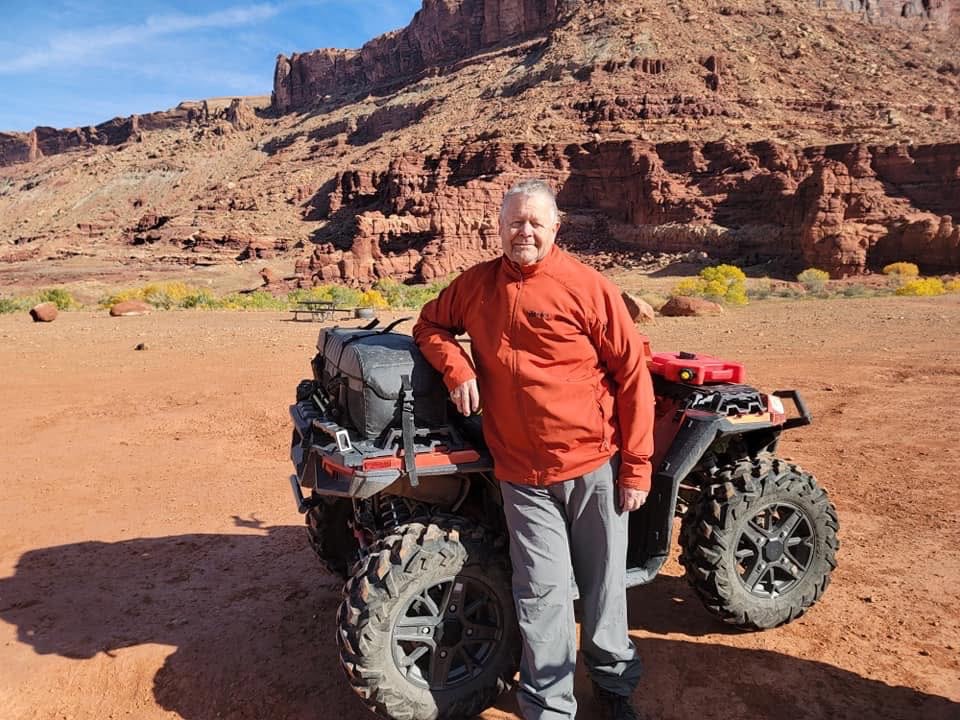 Ross Wichman posing for a picture taken in Colorado while standing in front of his 4 wheeler. Courtesy photo from Facebook.&nbsp;