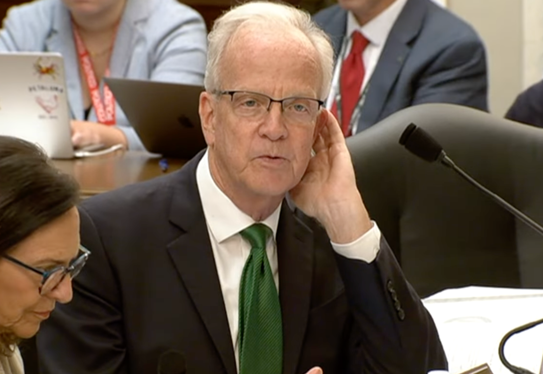 Senator Moran during Farm Bill discussion last month
