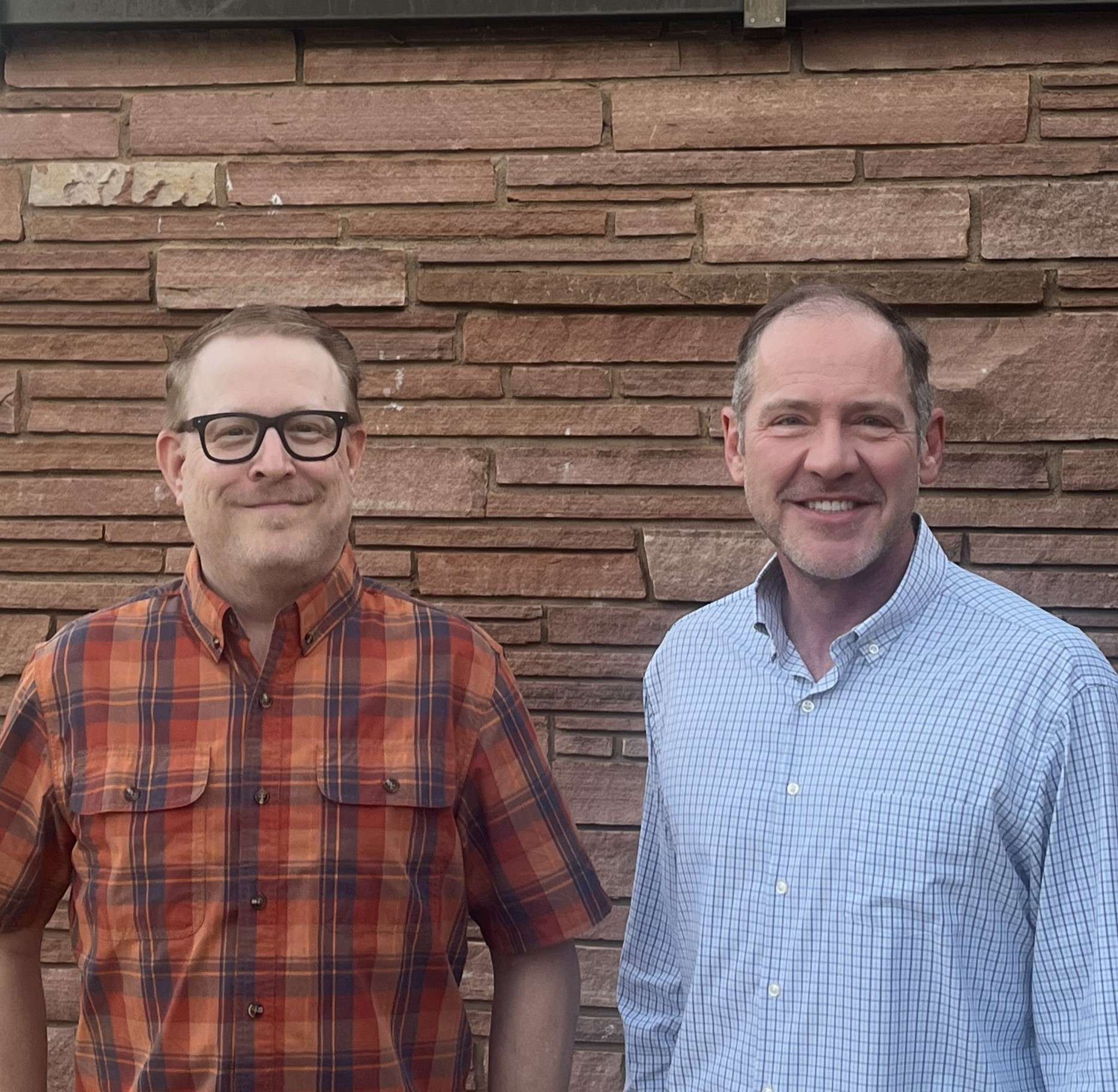 Casey Esnz (L) and Matt Bretz of Bretz Injury Law. (Hutch Post photo) 