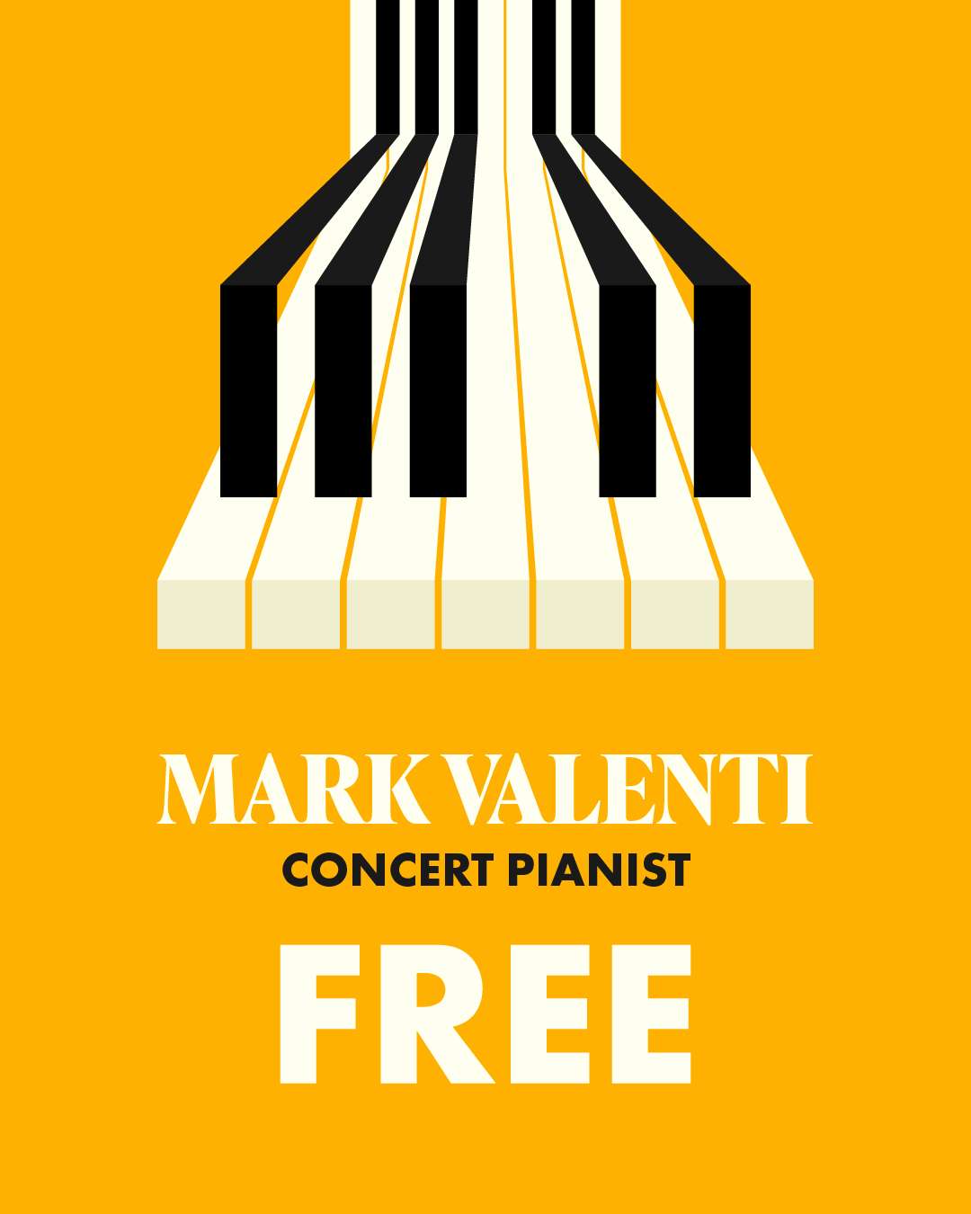 Mark Valenti Concert Pianist to perform a free concert at NPCC Oct. 3, 2026
