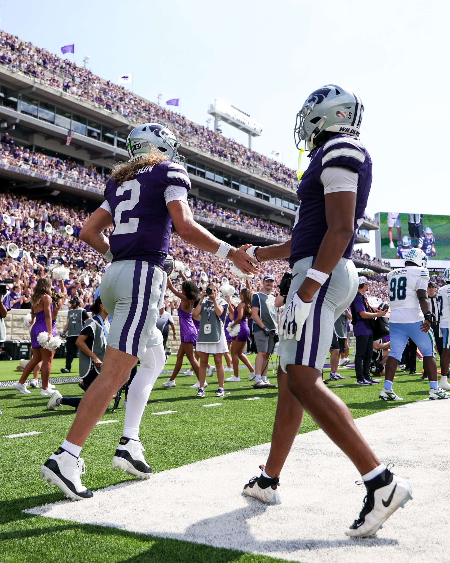 Avery Johnson passed for 227 yards and rushed for 152, scoring two touchdowns on the ground, helping push Kansas State to a 31-20 win over Tulane/ Photo courtesy of K State Football