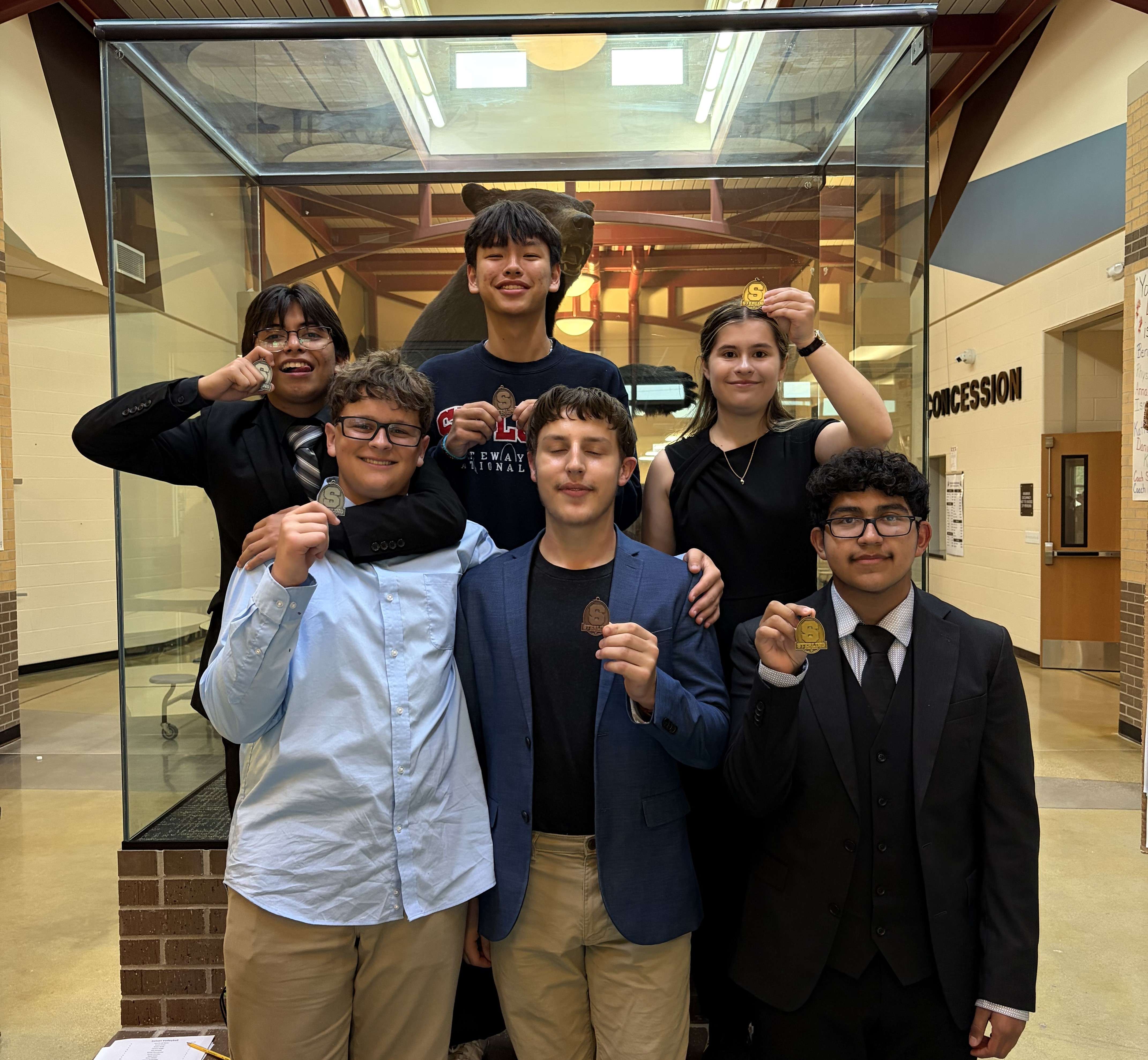 GBHS varsity debaters