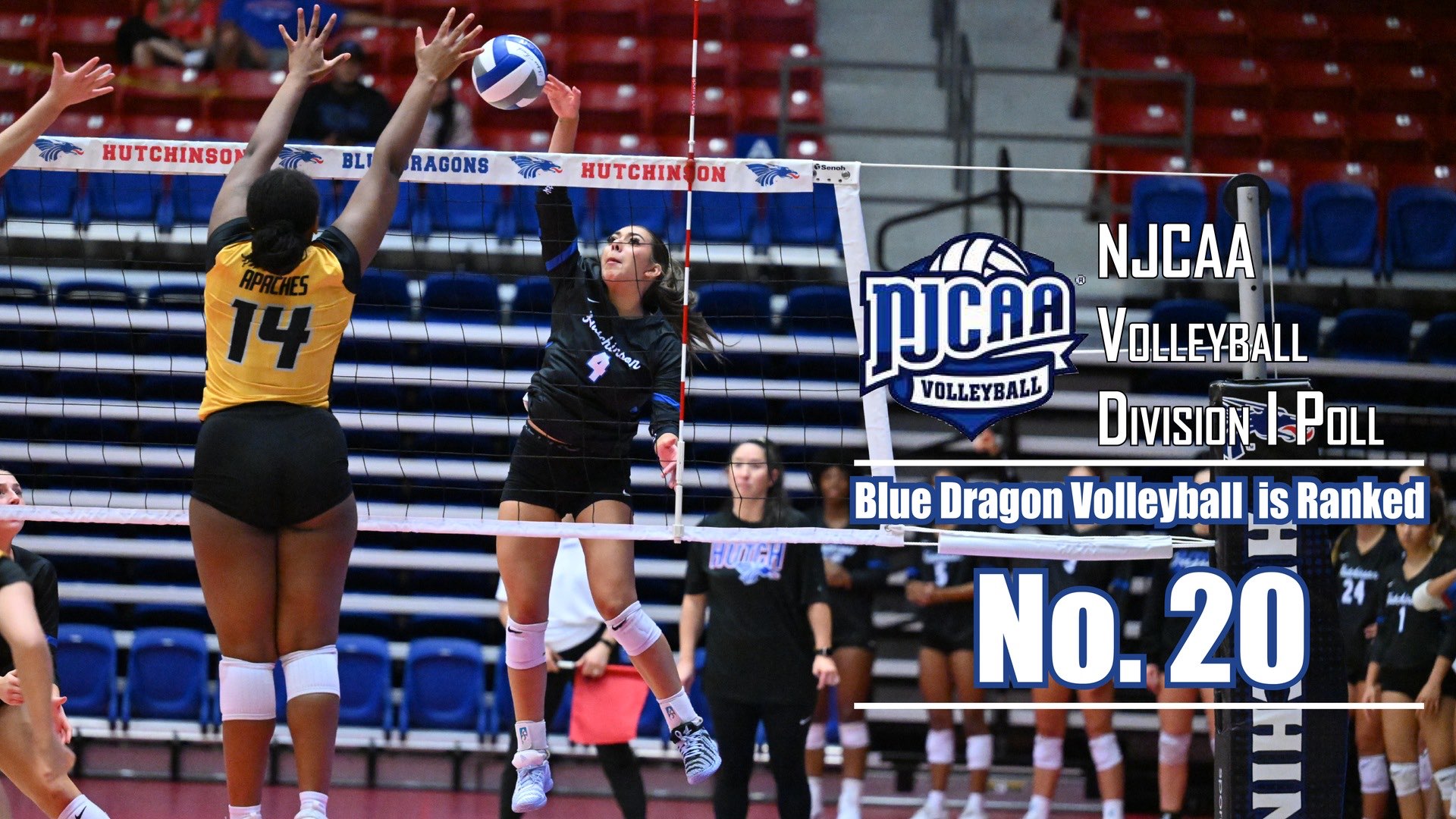 For the first time since the 2023 preseason rankings, the Blue Dragon Volleyball team is ranked in the NJCAA Division I Volleyball Poll. The Dragons are No. 20 this week.
