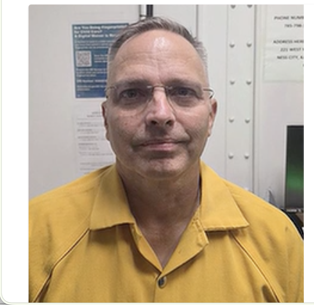 -Former USD 106 superintendent Jeff M. Jones has been charged with 19 felonies and misdemeanors, mostly financial crimes.-photo Ness County Sheriffs Department
