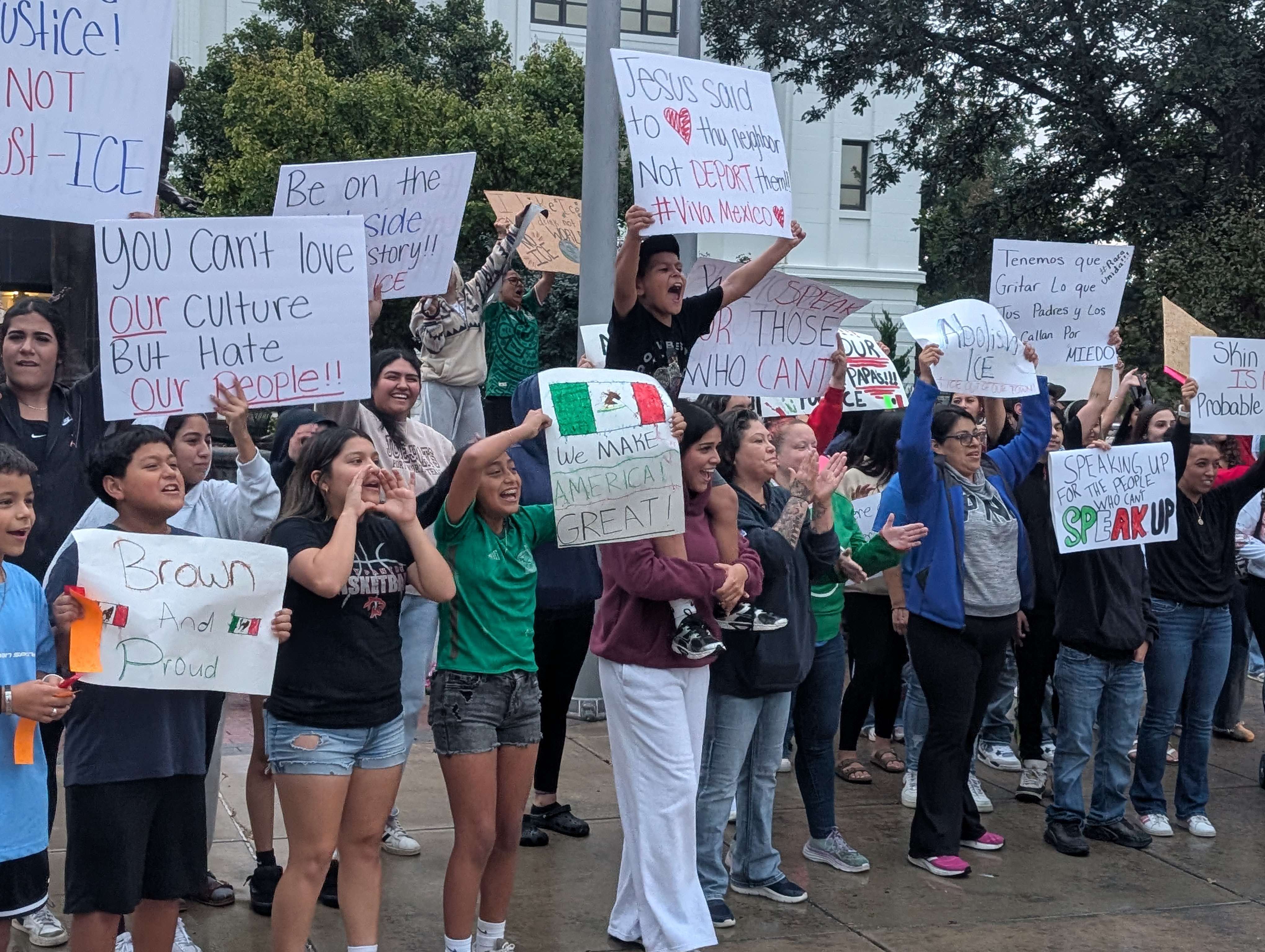 Ice Protest in Great Bend photo by Mike Courson