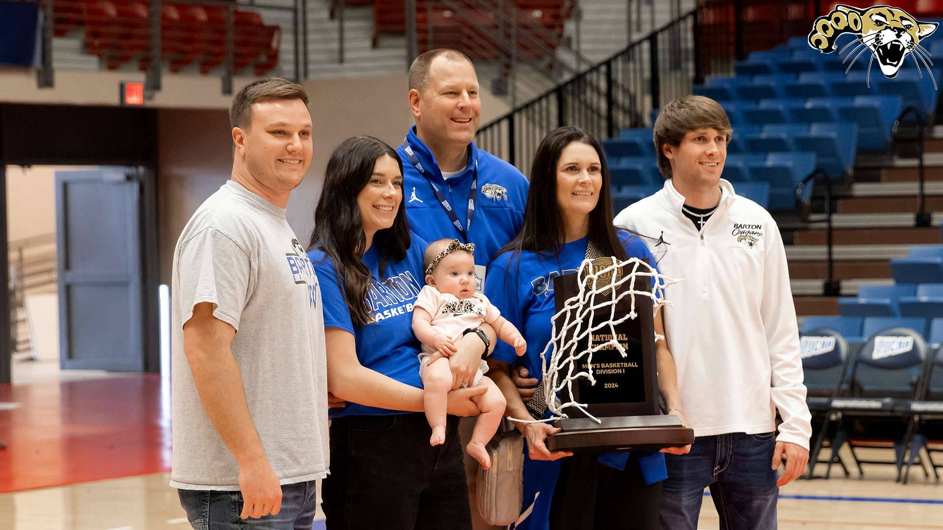 Athletic Director Trevor Rolfs and family (BartonSports.com)