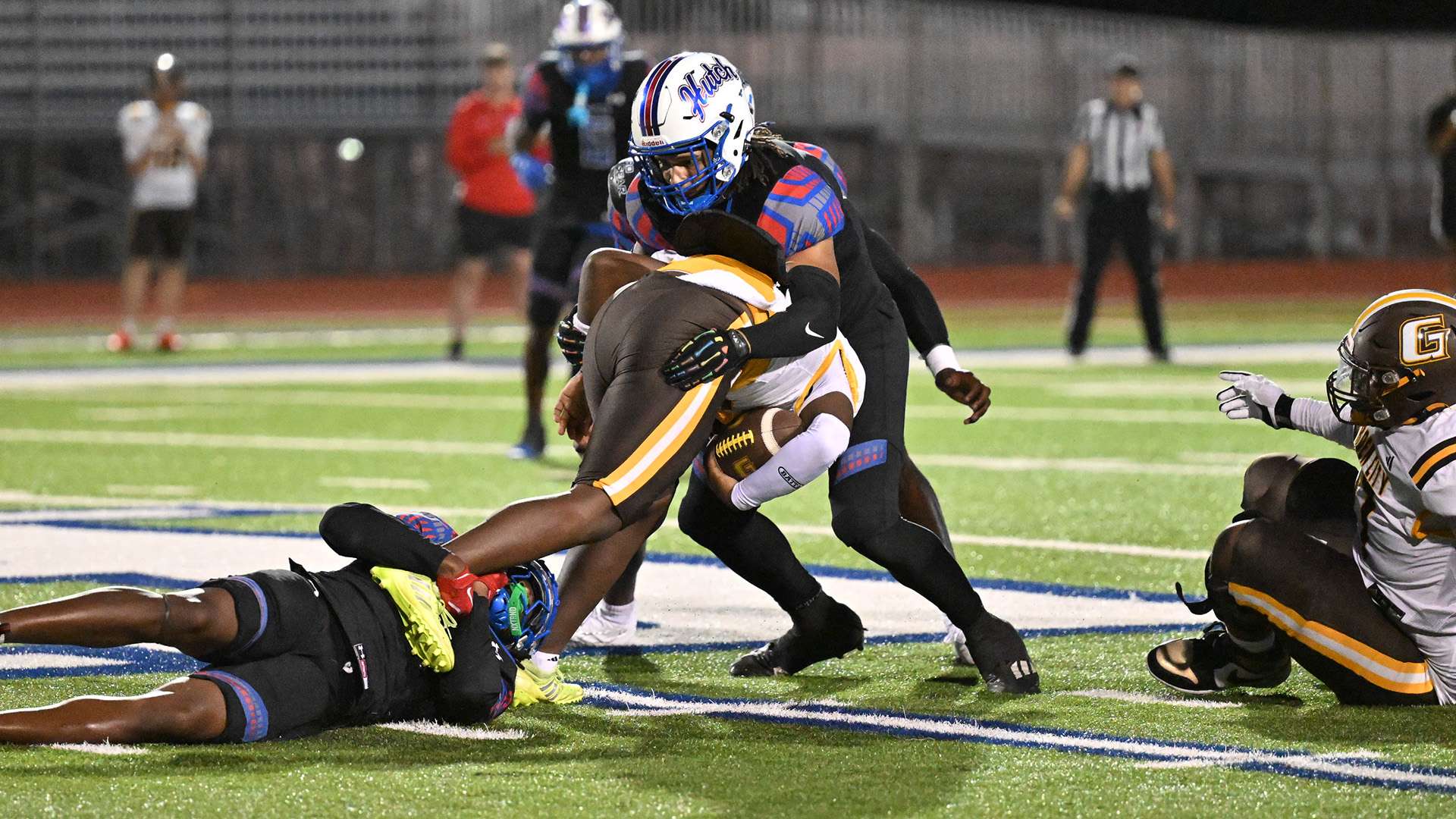 The Blue Dragon defense will get a big challenge from Iowa Western on Saturday when the No. 2 Blue Dragons play host to the No. 1 Reivers at Noon at Gowans Stadium. (Andrew Carpenter/Digital Fox Photography)