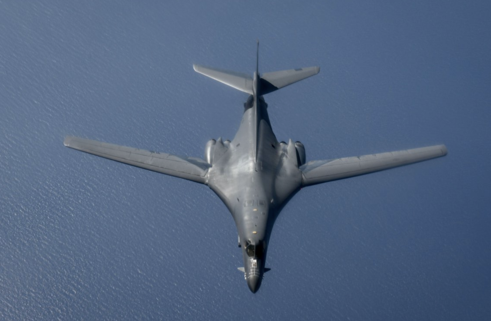 RAF Fairford has served since February as a key U.S. hub for bomber operations against Iran, hosting B-1 Lancer and B-52 Stratofortress missions -photo of Lancer courtesy U.S. Central Command