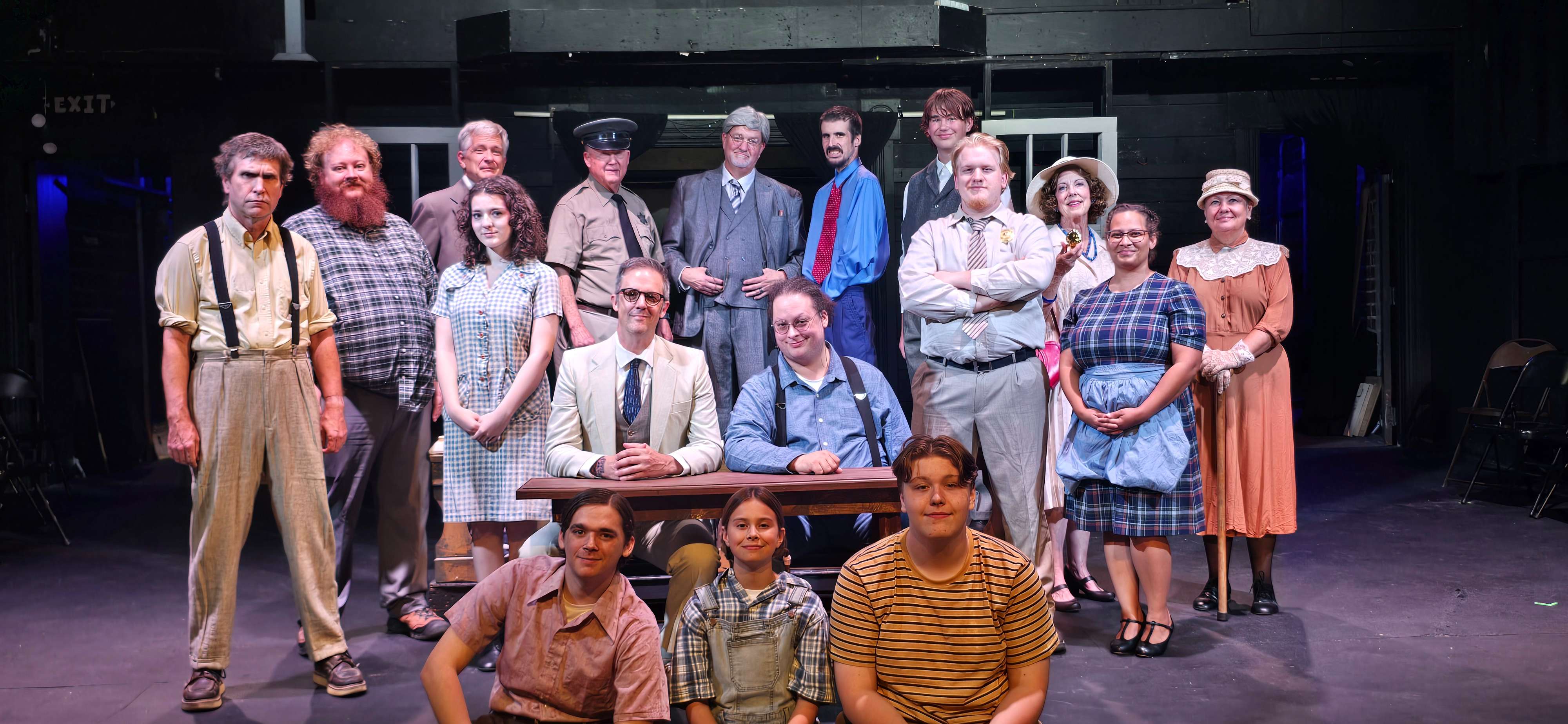 Cast members of "To Kill a Mockingbird" (Courtesy Ben Jones)