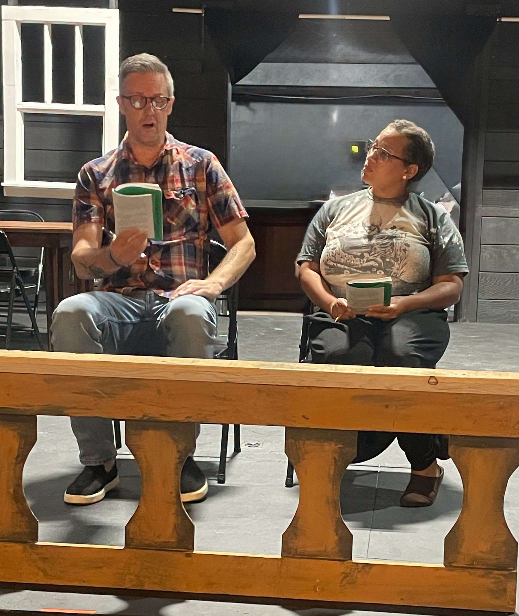 Atticus (Danny Nowlan) and Calpurnia (Renae Mikols) (Photo Courtesy of Family Community Theatre