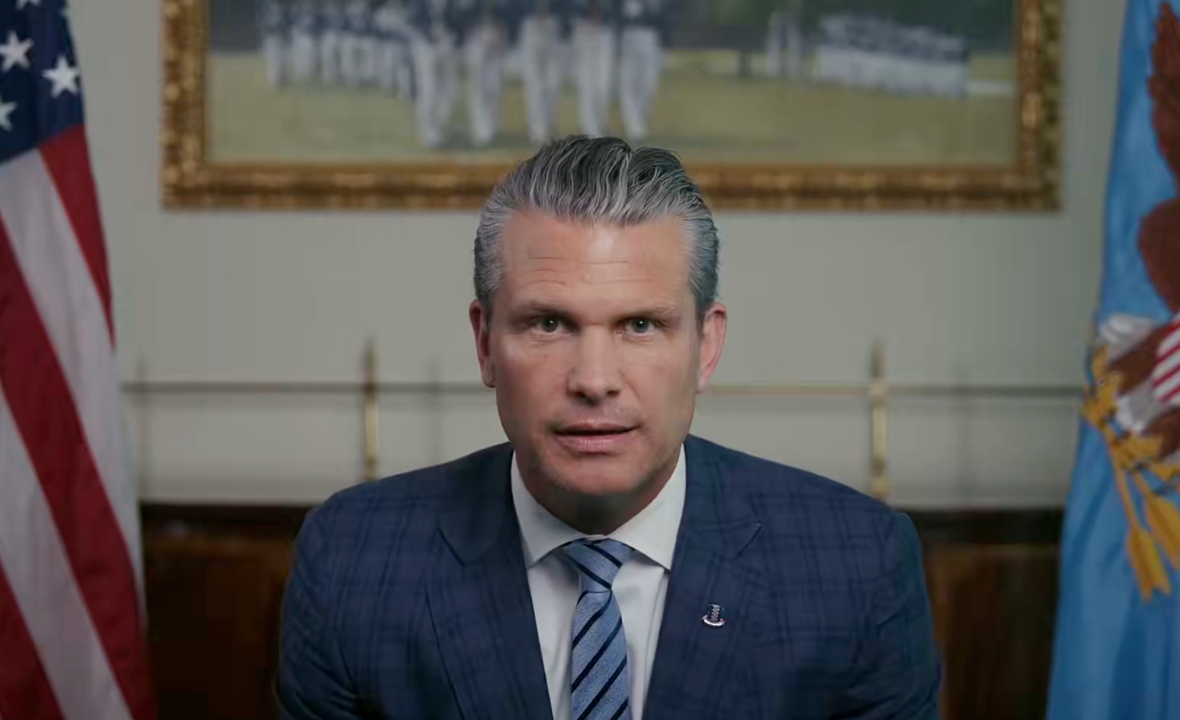 Secretary Pete Hegseth- from DOW video